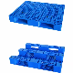  Wholesale Standard Size 1200X1000 Grid 3 Runners 4 Way Entry Steel Reinforced Industrial Single Warehouse Storage Rackable Euro Heavy Duty Plastic Pallet