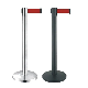 Stainless Steel Crowd Control Barrier Rope Stand Railing Stand