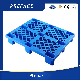  1200*1000*140mm Supplier 9 Leg Light Duty Recycled Blow Molded Nine Feet Plastic Pallet for Sale