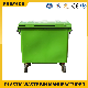  Outdoor Industrial Recycling Pedal Rubbish Garbage Cans Waste Bin HDPE Plastic Trash 1100L Dust Bin with Wheels