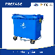 Dark Grey 660 Liter Mobile Industrial Large Garbage Bin with Wheel
