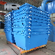  Customized Standard Mobile Industrial Steel Waste Skip Bins with Door
