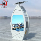  Double View Trash Bin with Advertising Light Box