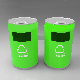  Public Waste Recycling Park Garden Street Trash Bin