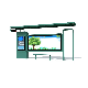  Cheap Popular Customized Size Signage Bus Shelter with Scrolling Light Box