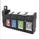  Wholesale Square Intelligent Outdoor Touchless Stainless Steel Smart Sensor Trash Bins