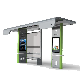 Factory OEM Solar Powered Smart Display Bus Stop Shelter
