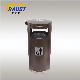  Traust Manufacturer Public Steel Standing Round Large Litter Bin Trash Can