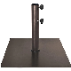  12kgs Concrete Outdoor Patio Umbrella Base with Center Pole Steel Cement Round Smooth Texture Outdoor Furniture Umbrella Base Stand