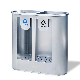 Environment-Friendly Recycle Rubbish Bin Dual Transparent Classified Stainless Steel Trash Bin
