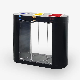 Factory Wholesale Manufacturing Commercial Standing Rubbish Bin Transparent Trash Can