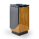  Customized Peel Container Rubbish Litter Bin Public Indoor Garbage Can