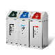 Indoor Container Stainless Steel Dustbin Scenic Spot Trash Bin manufacturer