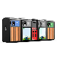  Wood Acrylic View Sensing Trash Bin 240L Dustbin