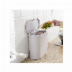  Kitchen Accessories Living Room Bathroom Household Pressing Style Plastic Dustbin Trash Can