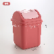  P6185 Household Living Room Kitchen Durable Plastic Swing Lid Trash Can