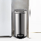  10L/40L Rectangular Dustbin with Soft-Close Foot Pedal for Narrow Spaces