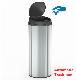  Household Kitchen Auto Sensor Trash Can Poubelle Dustbin Garbage Waste Bin Stainless Steel Automatic Bin Metal Bathroom Round
