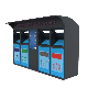  New Design Custom 4 Bins Smart System Dustbin Clothes Recycling