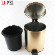  Hotel Wastebin with Stainless Steel and Double Layer Finishing Trash Cans