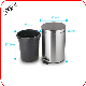  Stainless Steel Pedal Wastebin Dustbin Trash Indoor Room Recycle Gold Color 8L 12L