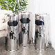  Stainless Steel Hotel Lobby Trash Bins Elevator Entrance KTV Corridor Trash Can