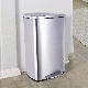  Basics Stainless Steel Rectangular Soft-Close Garbage Bin Step Trash Can Pedal Bin