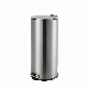  Factory Wholesale Round Metal Stainless Steel Trash Can for Bathroom Dustbin