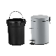  5L Pedal Bins Stainless Steel Trash Can Foot Pedal Waste Bins Step Garbage Bin in Kitchen Home Office