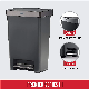  Step-on Stainless Steel Rim Trash Can for Home Kitchen