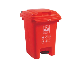  Plastic Pedal Bin Office Hotel Park Waste Bin PP Pedal Dustbin Container