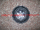  Plastic Rim Rubber Powder Inflatless High Load Capacity Soild Rubber Wheel (200X50mm)