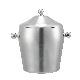  1.2L Capacity Durable Stainless Steel Ice Bucket with Ice Tong