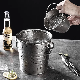  Custom Logo Stainless Steel Ice Bucket Commercial Thickened Ice Barrel