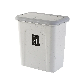  7 Liter Small Plastic Garbage Can with Lid, Kitchen Compost Container with Lid