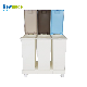  Hot Sale 3PCS Plastic Wheeled Recycle Waste Bin Kitchen Office Bathroom Classified Trash Can
