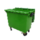  660L Plastic Waste Bin Dumpster Outdoor Stackable Garbage Trash Can with Lids