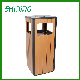 Garden Trash Can with Plastic Wood for Hot Selling (HW-36) manufacturer