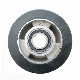  5X2 Smooth Pattern Solid Rubber Tire Cast Iron Core Heavy Load Industrial Caster Wheel