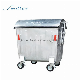  Chinese Factory 1100 Liters En840 Outdoor Galvanized Waste Container