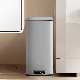  10L Slim Rectangular Trash Can Dustbin with Soft Close Lid and Removable Liner
