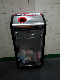 Street Dustbin Waste Bin Large Brushed Aluminum Street Garbage Cans