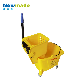  Plastic Hospital Hotel Cleaning Squeeze Wringer Trolley Mop Bucket with Wheels