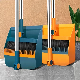  Floor Dust Brush Dust Pan Sweeper Long Handle Dustpan Set Clean Tool Folding Garbage Household Cleaning Broom
