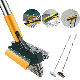  360 Rotating Long Handle Broom Adjustable Floor Scrub Brush Windows Scraper 2 in 1 Brusher Broom for Home