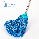 Round Microfiber Dust Mop with Stainless Steel Stick