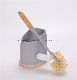  Plastic and Bamboo Toilet Brush of Cleaning Tool on Hot Selling of Hand for Bathroom Accessories