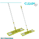 Easy Cleaning Telescopic Steel Handle Microfiber Floor Mop