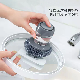  Press Type Automatic Filling Pot Washing Kitchen Household Cleaning Brush Wire Ball