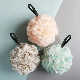  Wholesale Custom Logo Assorted Colors Bath Sponge Shower Mesh Exfoliating Sponge Loofah Shower Sponge Bath Ball